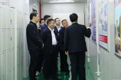 宜春市电子信息产业链招商小分队莅临九游网页版页面登录-九游(中国)参观调研